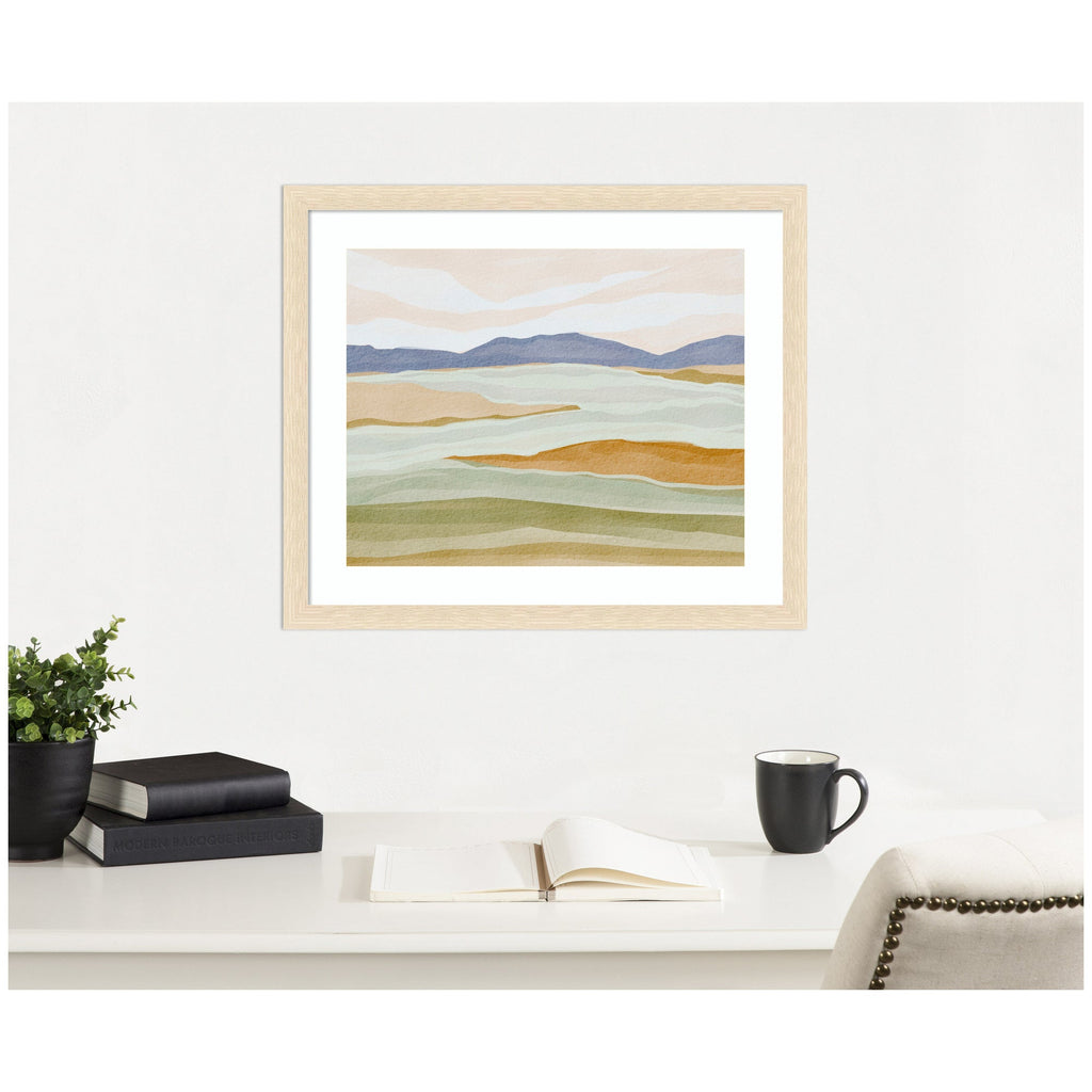 Framed Art Dreamy Hillscape by Nikita Jariwala