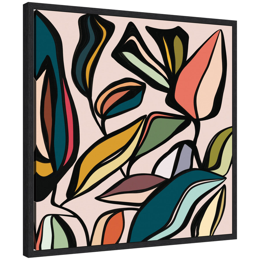 Fanciful Ficus Framed Canvas Wall Art