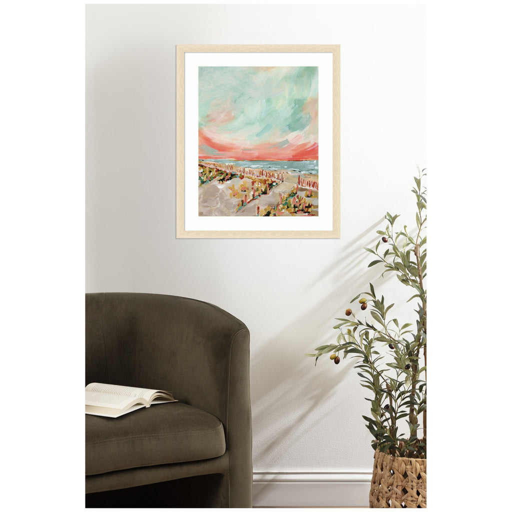 Framed Art Landscape 03 Beach by Annie Quigley