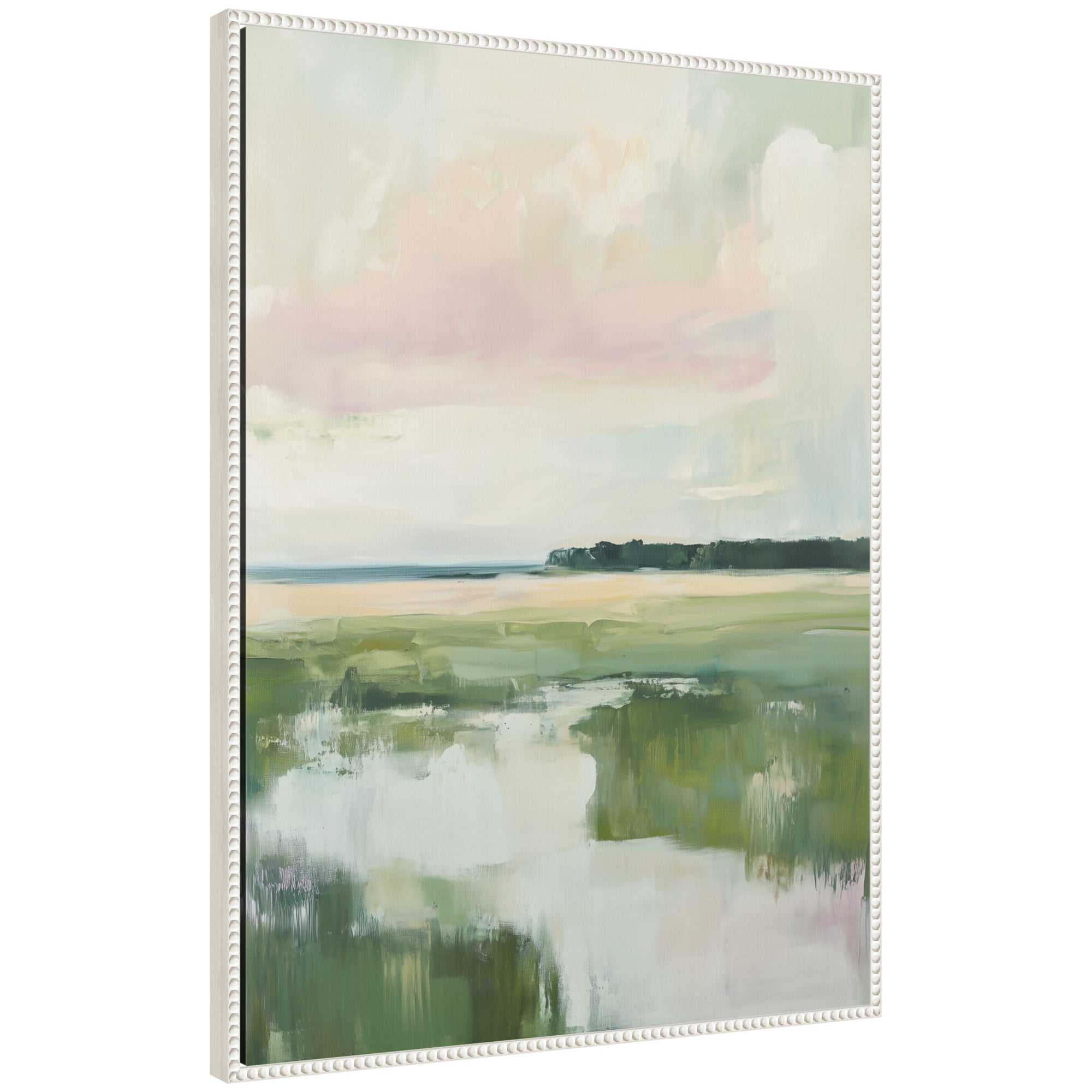 Sylvie Pastel Horizon I Framed Canvas by Amy Lighthall