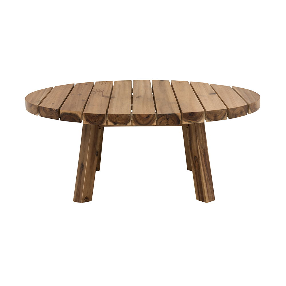 Round Solid Acacia Table