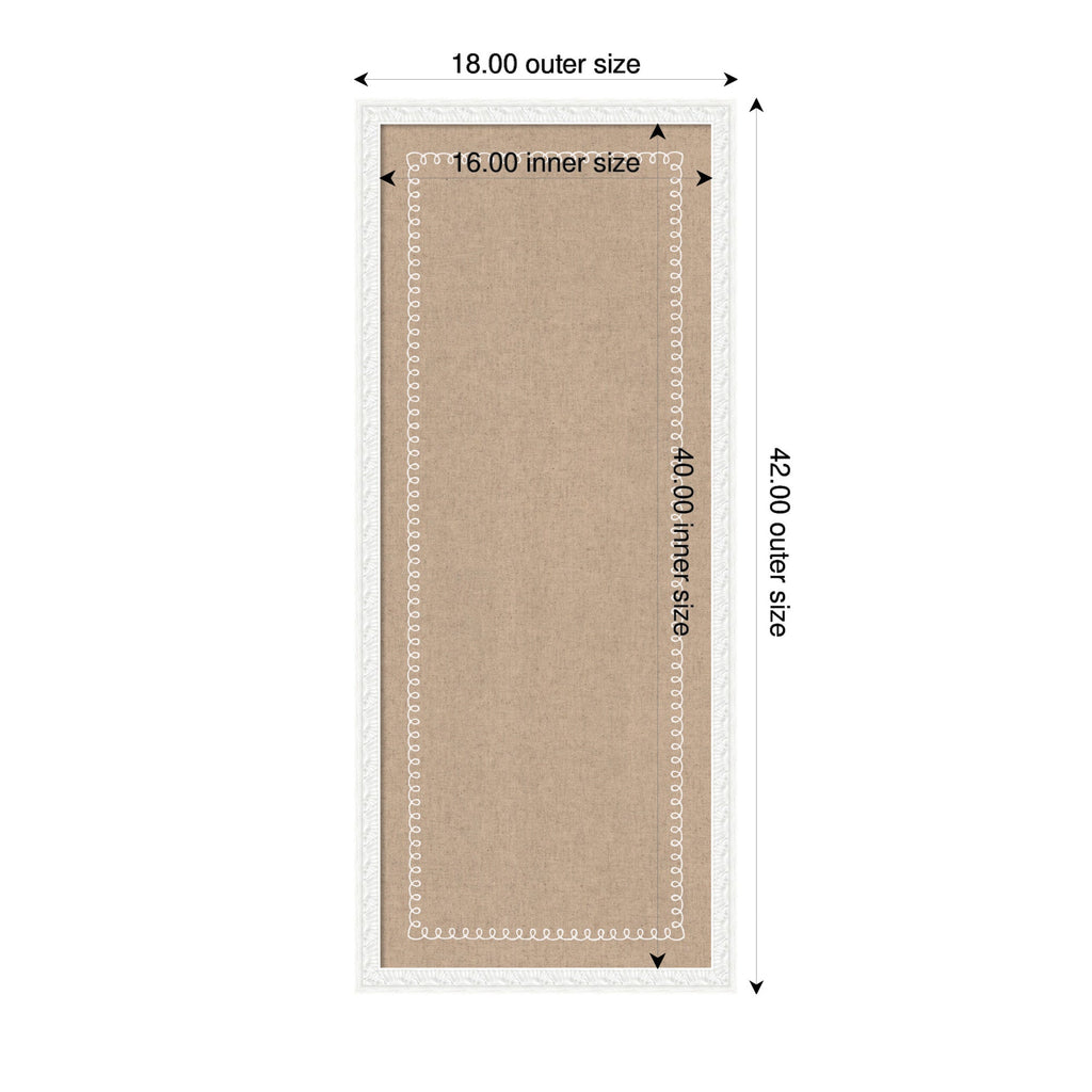Pinboard White Scalloped Edge