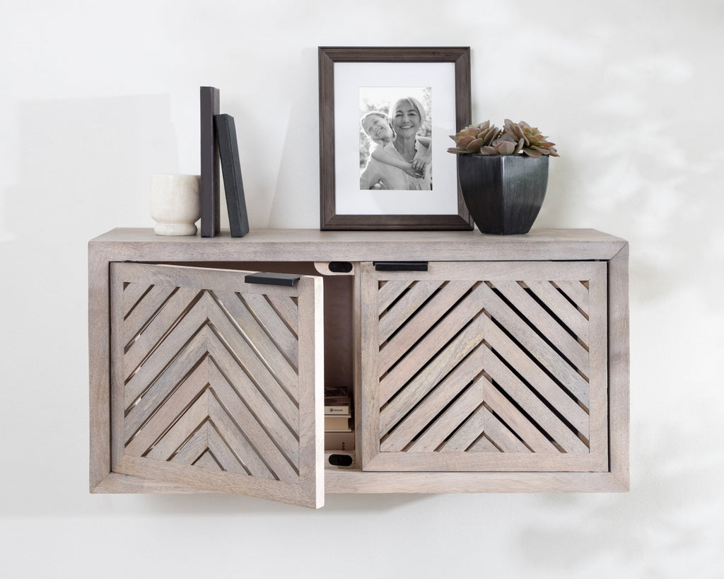 Mezzeta Decorative Wood Wall Cabinet