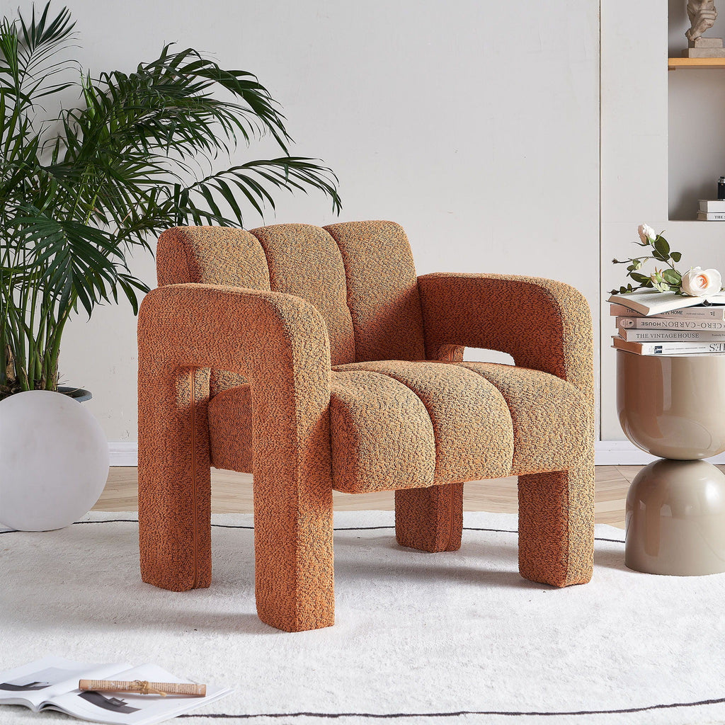Bouclé Upholstered Accent Chair