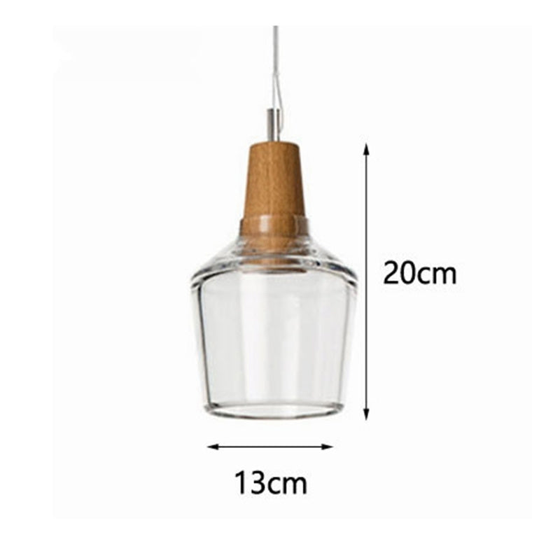 Ash & Glass Pendant Light