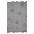 Guros 8' x 10' Trellis Indoor/Outdoor Area Rug - White/Gray