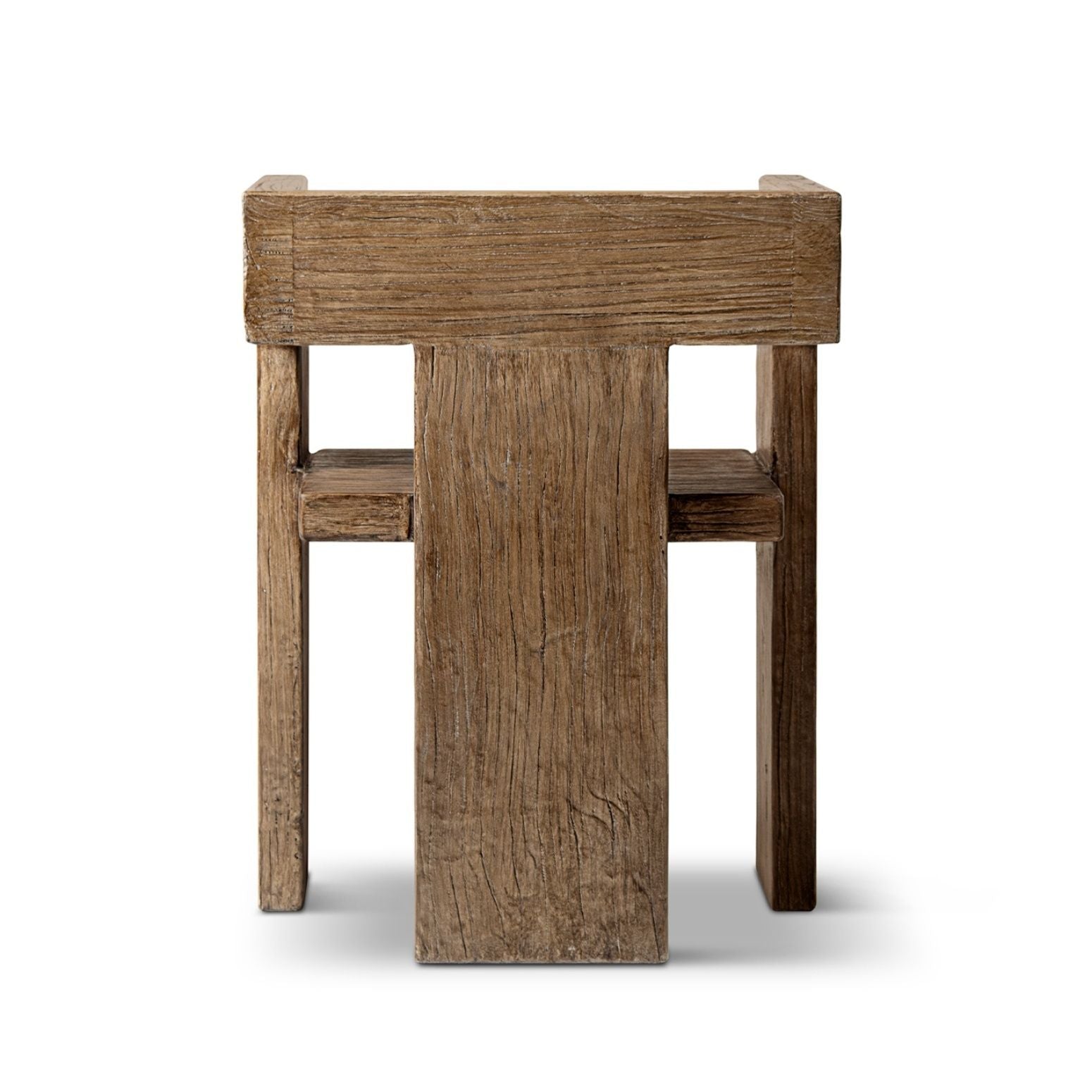 Avenel Sculptural Reclaimed Elm Accent Chair