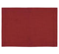 Fennco Styles Handmade Hemstitch Traycloth Place mat, Set of 4, Over 20+ Colors (Burgundy)