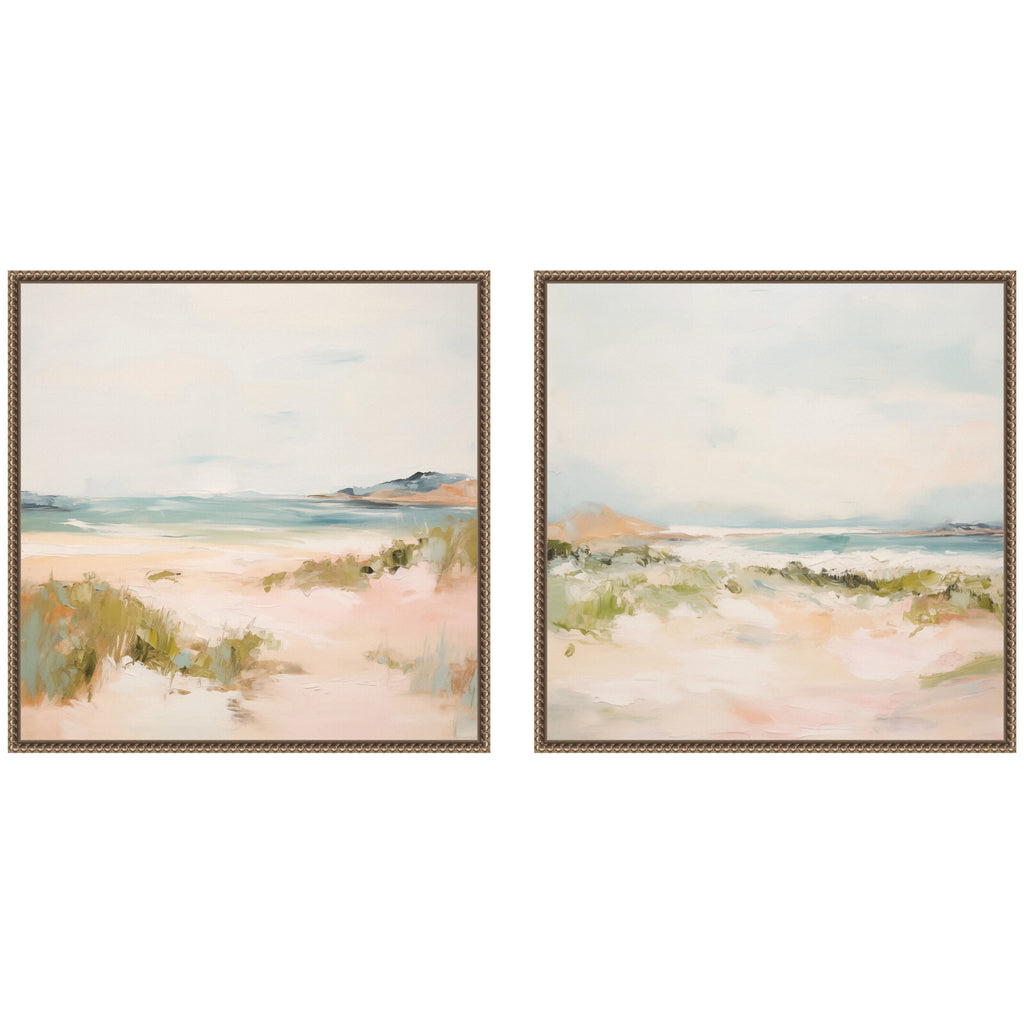 Tranquil Landscape Square 2 Piece Framed Canvas Wall Art Set by Amy Lighthall