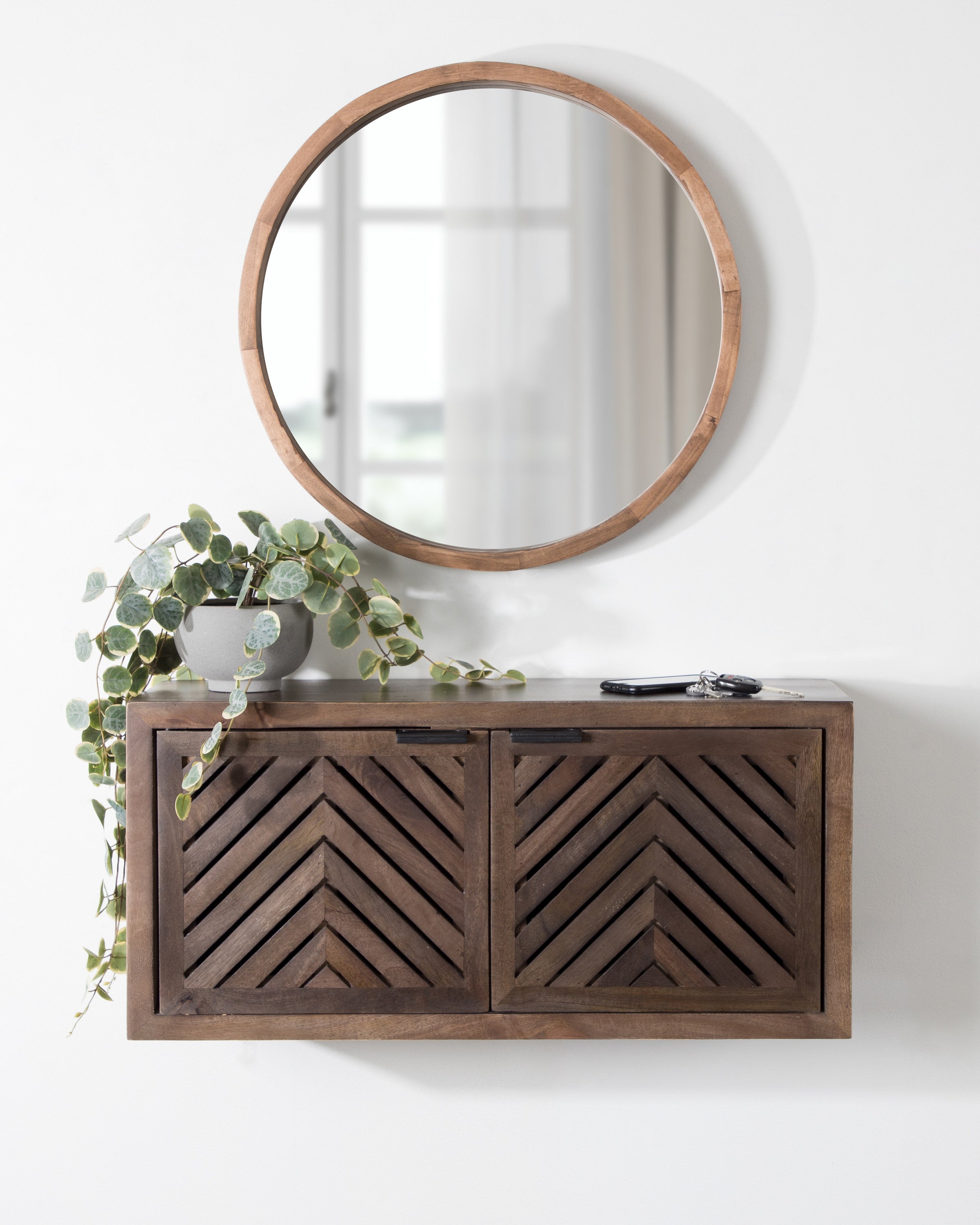 Mezzeta Decorative Wood Wall Cabinet