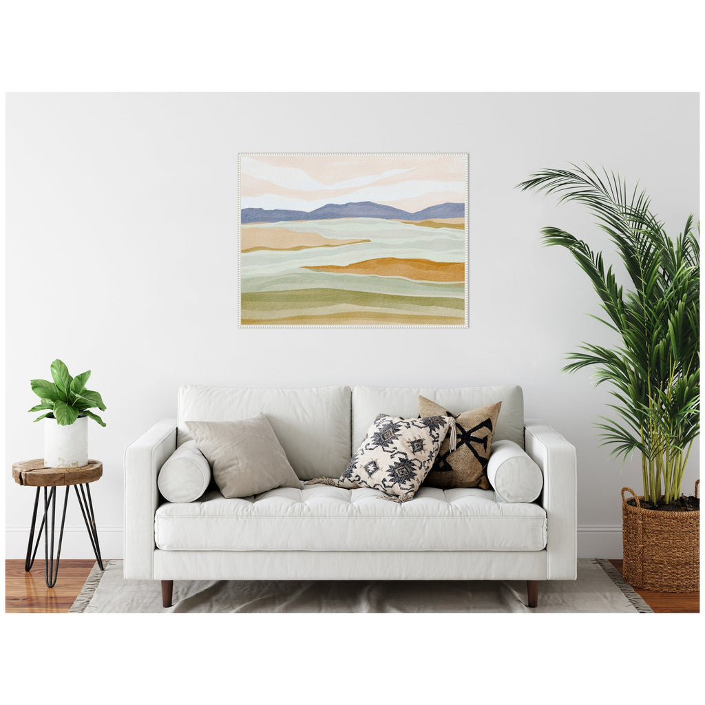 Sylvie Dreamy Hillscape Framed Canvas by Nikita Jariwala