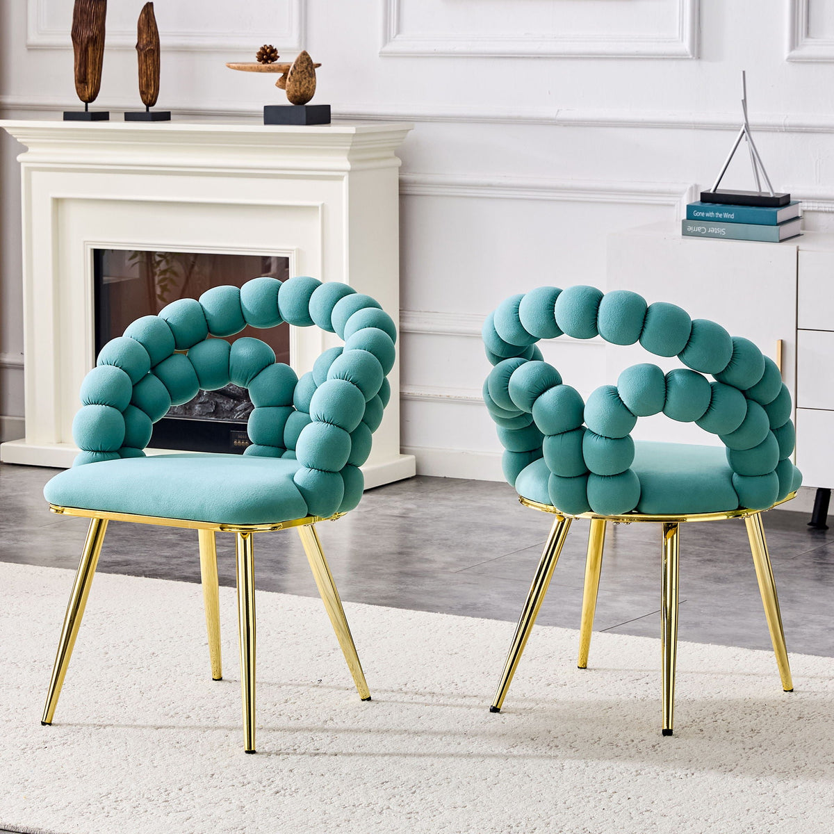 Puffy Bubble Dining Chairs — Set of 2