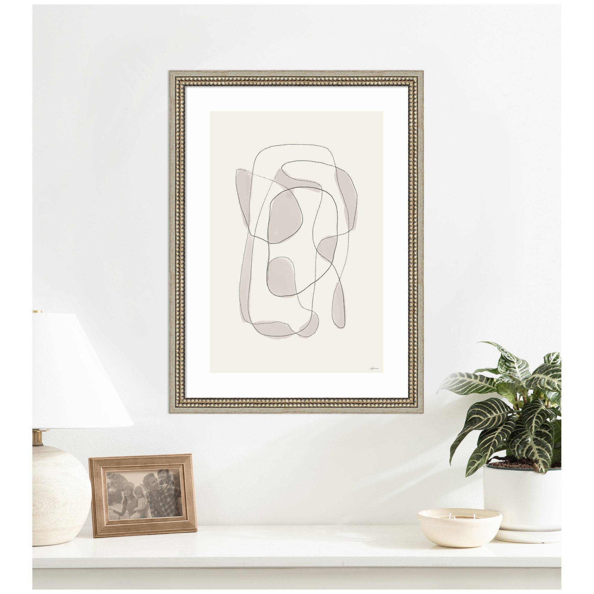 Minimalist Lines by Gabrielly Guedes Framed Wall Art Print