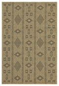 Earth 5'3" x 7'3" Indoor/Outdoor Area Rug - Jute/Black