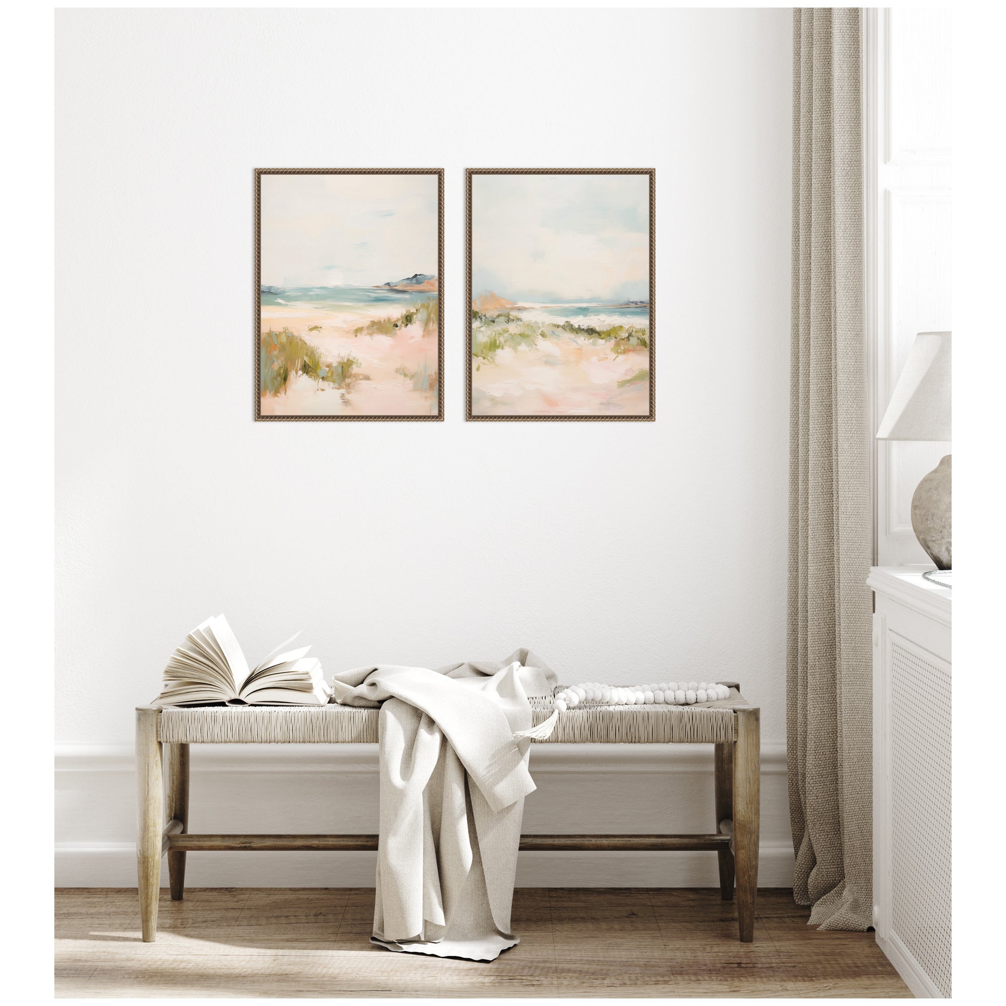 Tranquil Landscape 2 Piece Framed Canvas Wall Art Set by Amy Lighthall