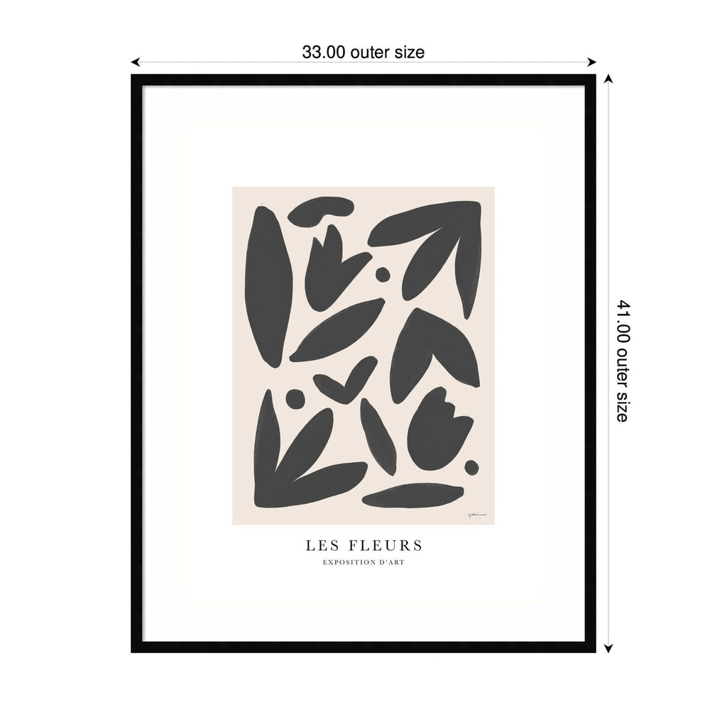 Exposition d Art Les Fleurs by Gabrielly Guedes Framed Wall Art Print