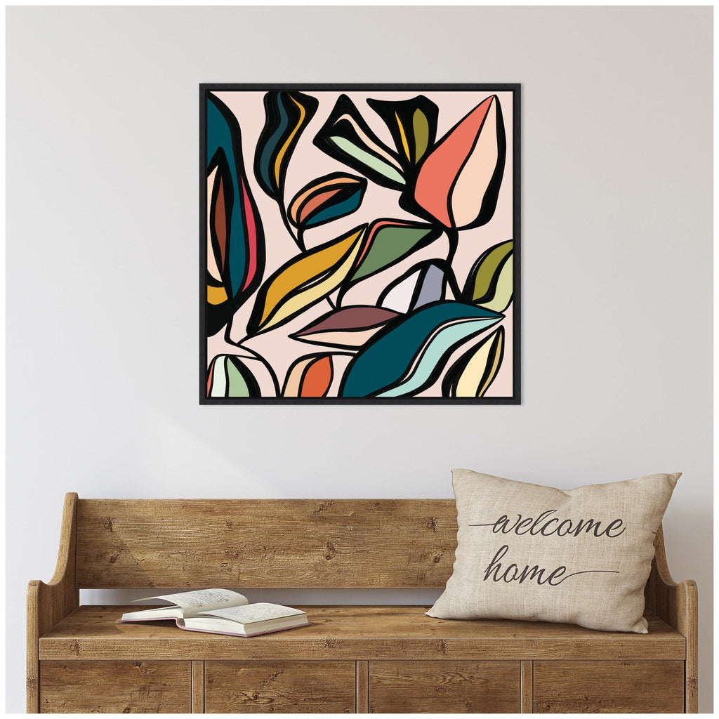 Fanciful Ficus Framed Canvas Wall Art