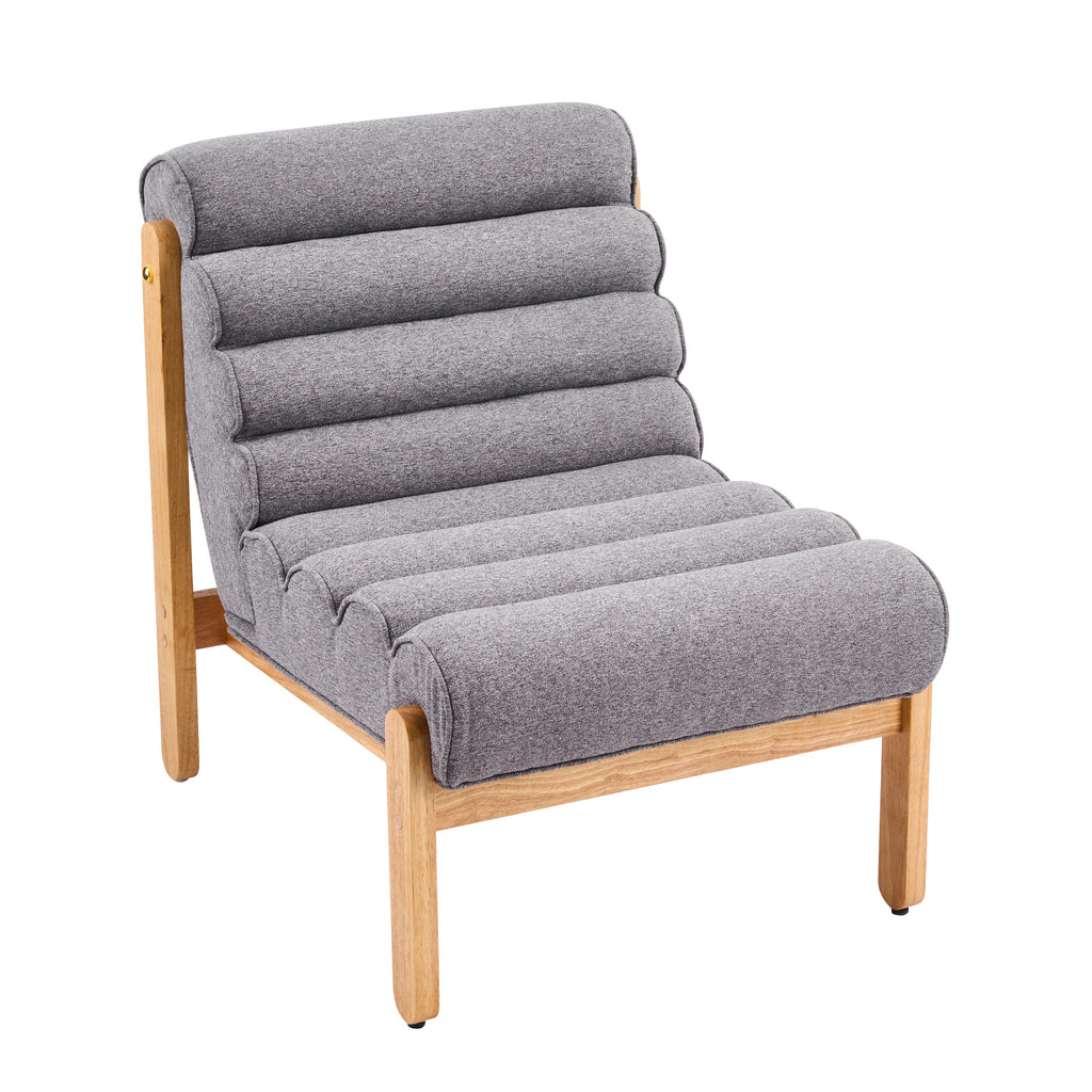 Textured Accent Chair — Two-Tone Options