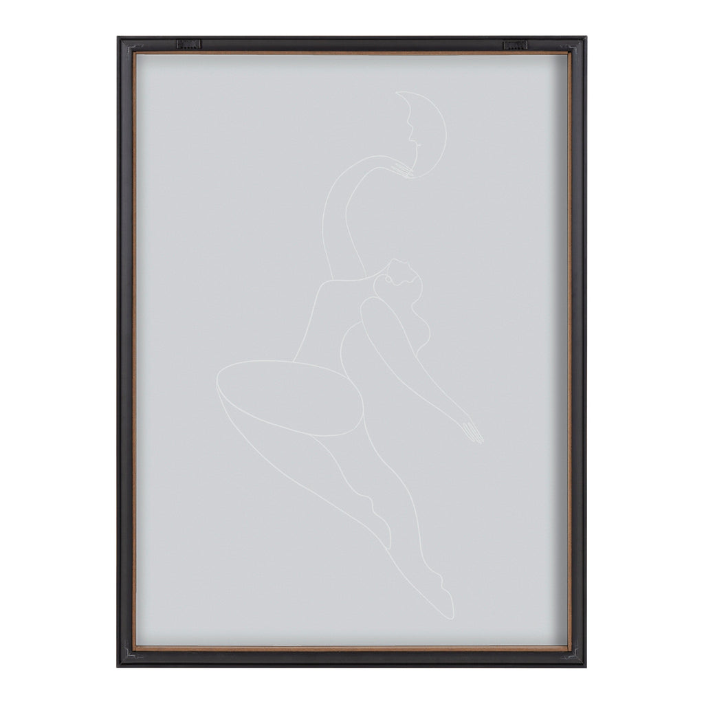 Blake Sometimes When you Fall You Fly Blue Framed Printed Glass by Maggie Stephenson