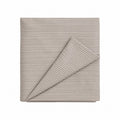 Grey Ivory Stripe Crib Quilted Blanket