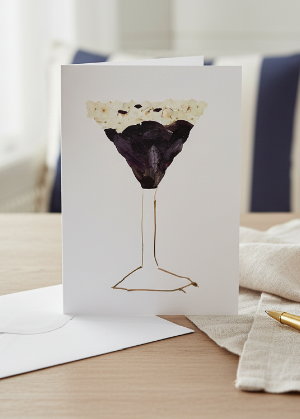 Espresso Martini Greeting Card