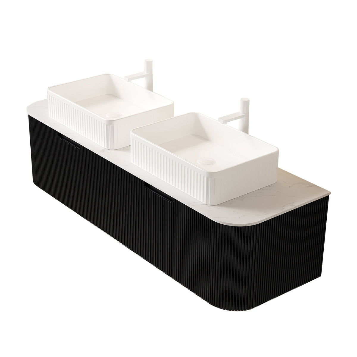 Dina 60-Inch Bathroom Vanity with Ceramic Basin