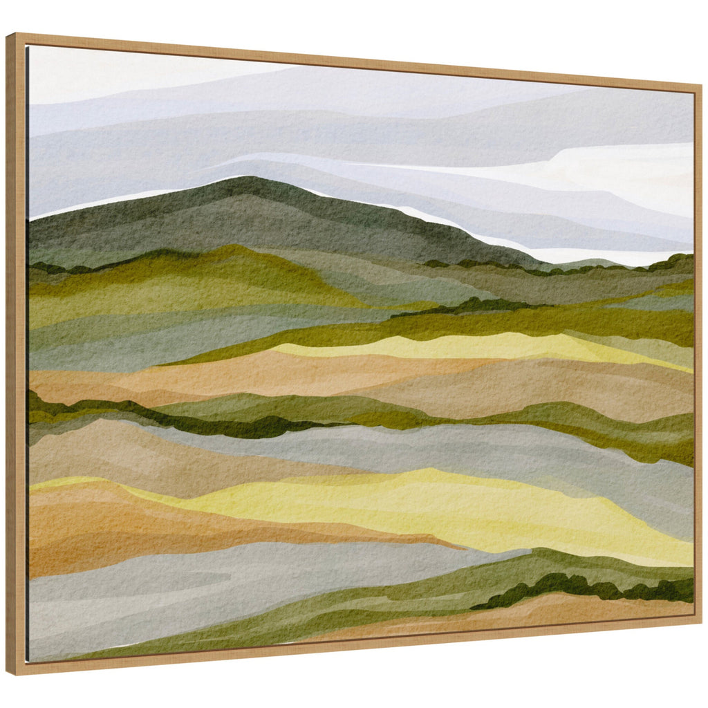 Sylvie Gentle Wilderness Framed Canvas by Nikita Jariwala