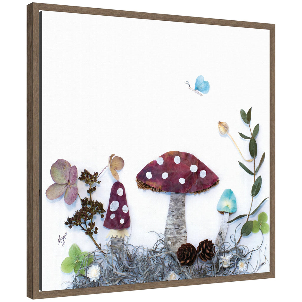 Mushroom No. 1 by Madeline Jeppesen Framed Canvas Wall Art Print