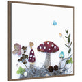 Mushroom No. 1 by Madeline Jeppesen Framed Canvas Wall Art Print