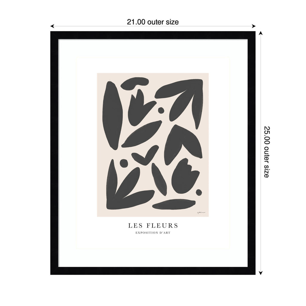 Exposition d Art Les Fleurs by Gabrielly Guedes Framed Wall Art Print