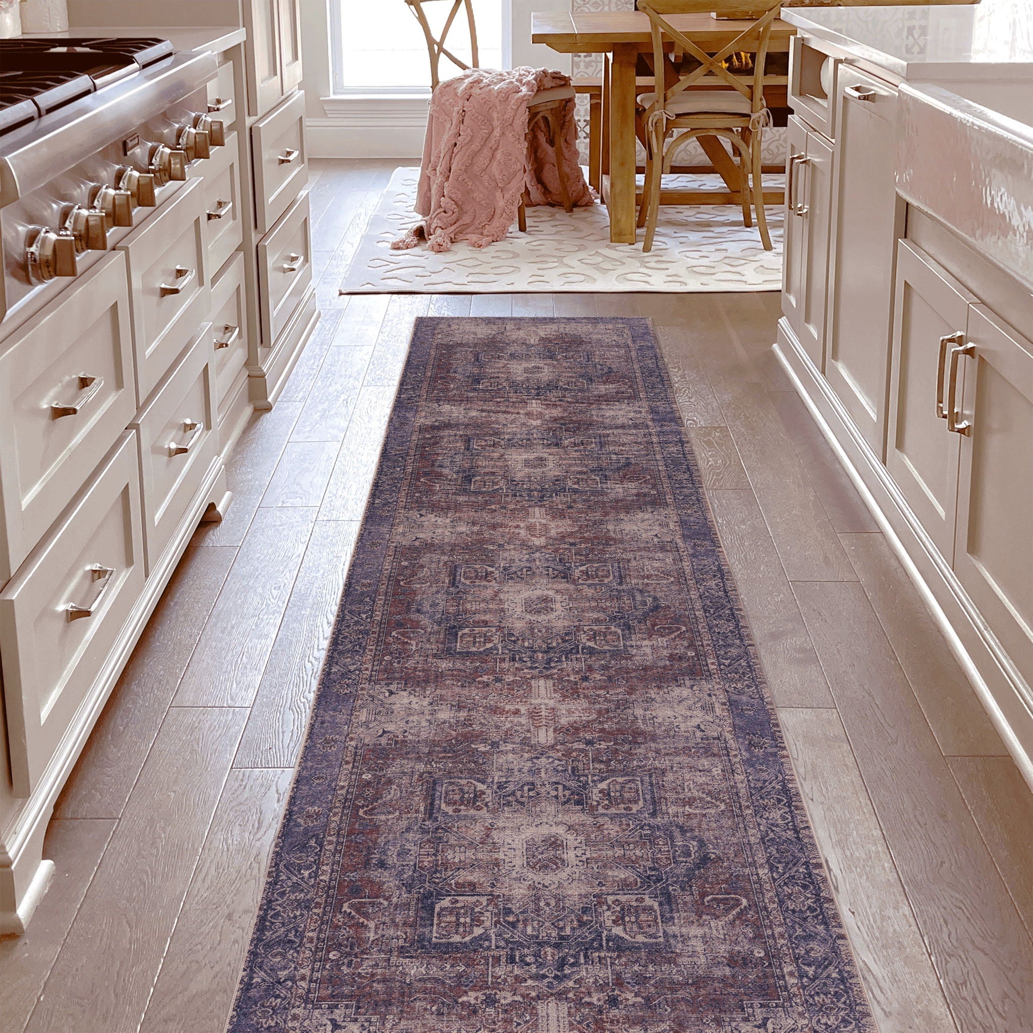 Maval Washable Runner Rug