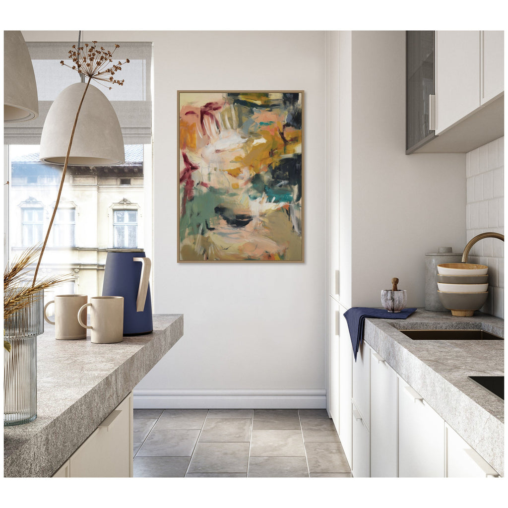 Painted Storm No. 2 by Amy Lighthall Framed Canvas Wall Art Print