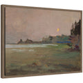 Moonlite Evening Mist 1910 Jan Ciaglinski by Nostalgia Prints Framed Canvas Wall Art Print