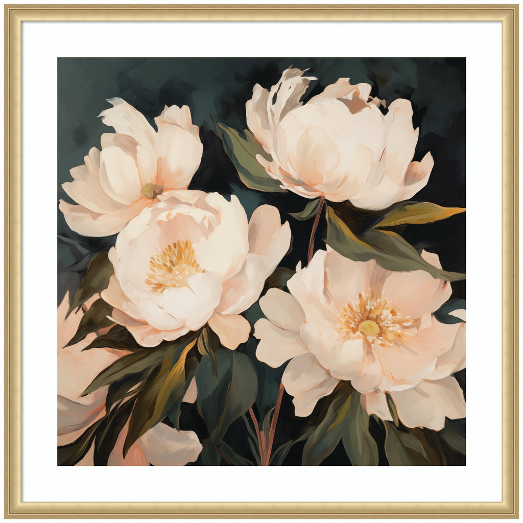 Framed Art Beautiful Painterly Floral Bouquets 2 by The Creative Bunch Studio