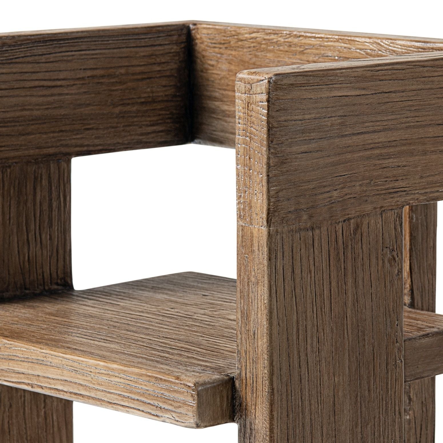 Avenel Sculptural Reclaimed Elm Accent Chair