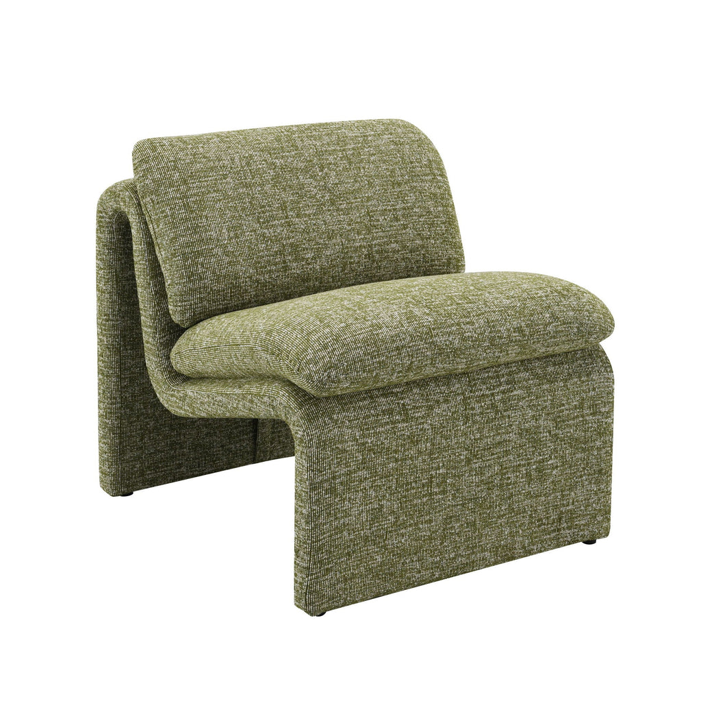 Jaeda Curved Sculptural Accent Chair