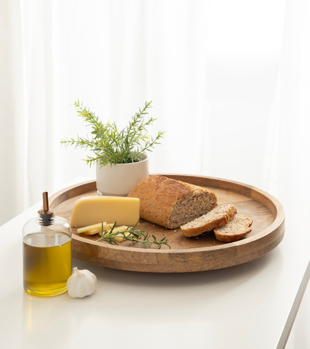 Halsey Round Lazy Susan Tray