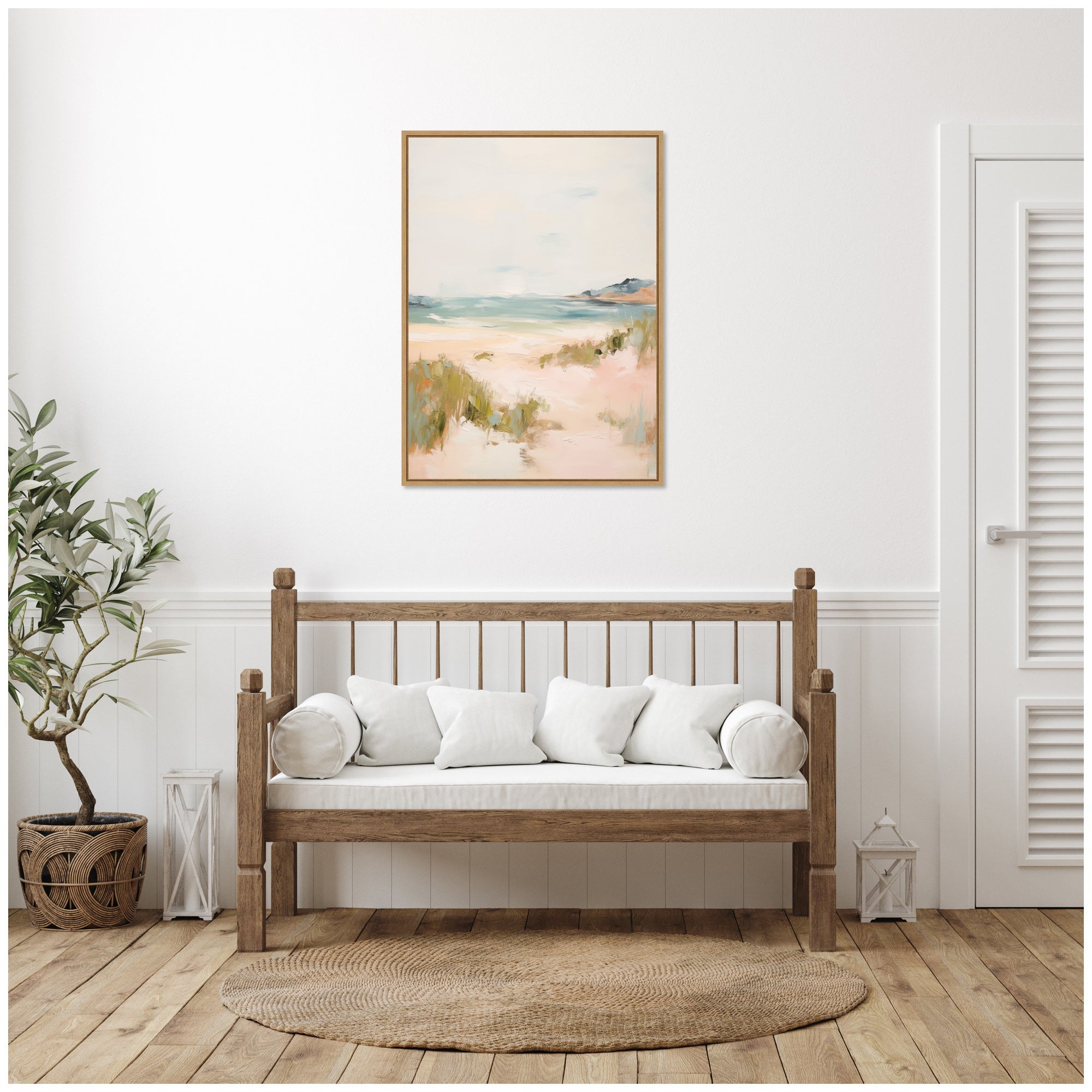 Tranquil Landscape V expansion by Amy Lighthall Framed Canvas Wall Art Print