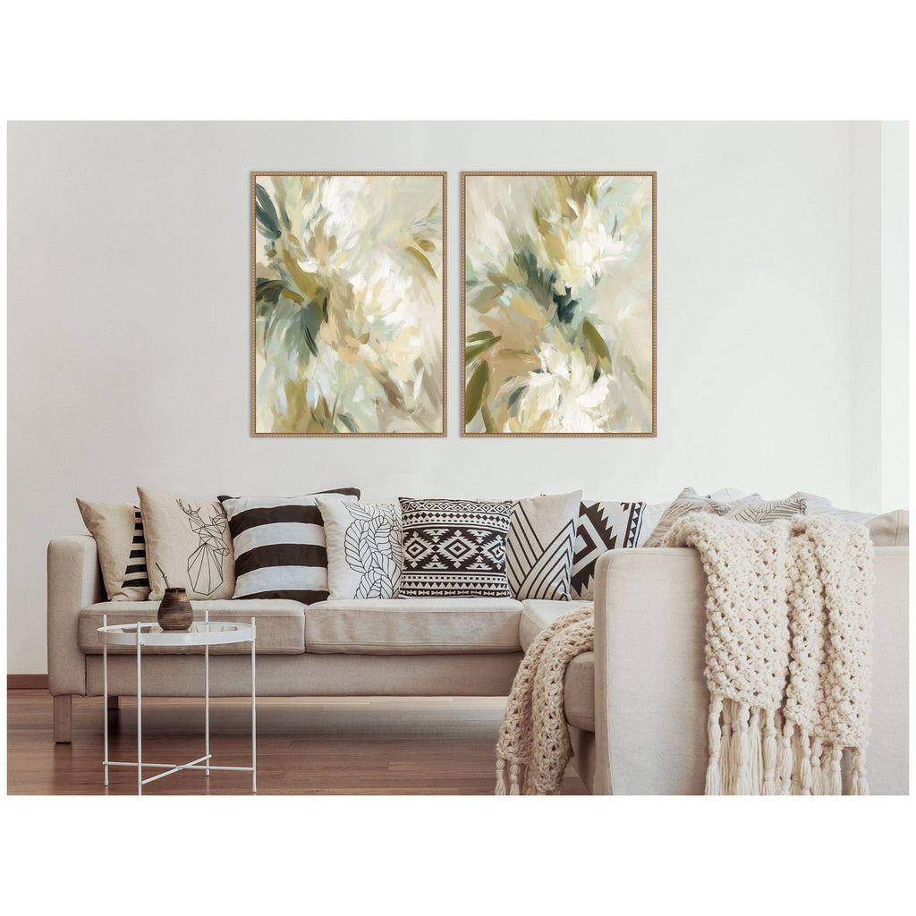 Garden No. 1 & No. 2 2 Piece Framed Canvas Wall Art Set by Amy Lighthall