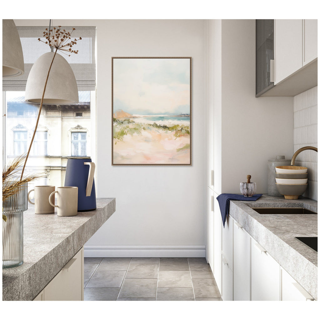 Tranquil Landscape III expansion by Amy Lighthall Framed Canvas Wall Art Print
