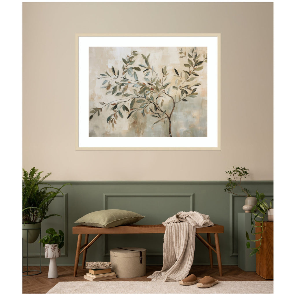 Olive Tree Abstract No. 31 by The Creative Bunch Studio Framed Wall Art Print