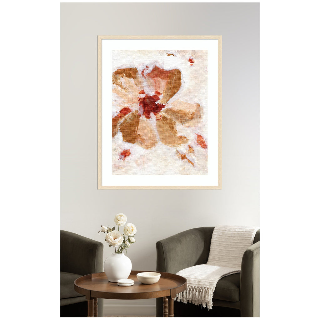 Framed Art Painterly Brown Blossom ll by Nikita Jariwala