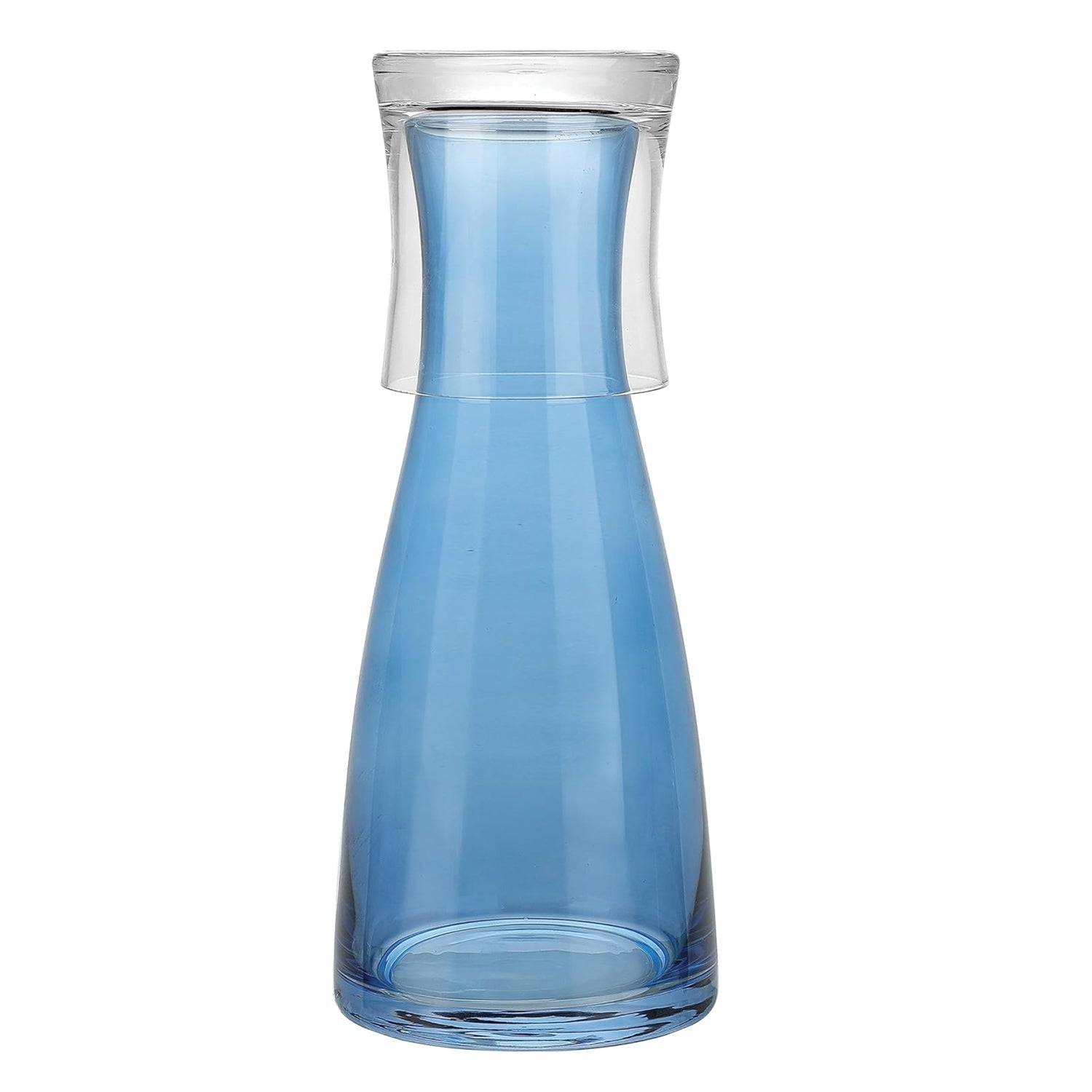 Blue Carafe with Clear Tumbler, 2-Piece Set