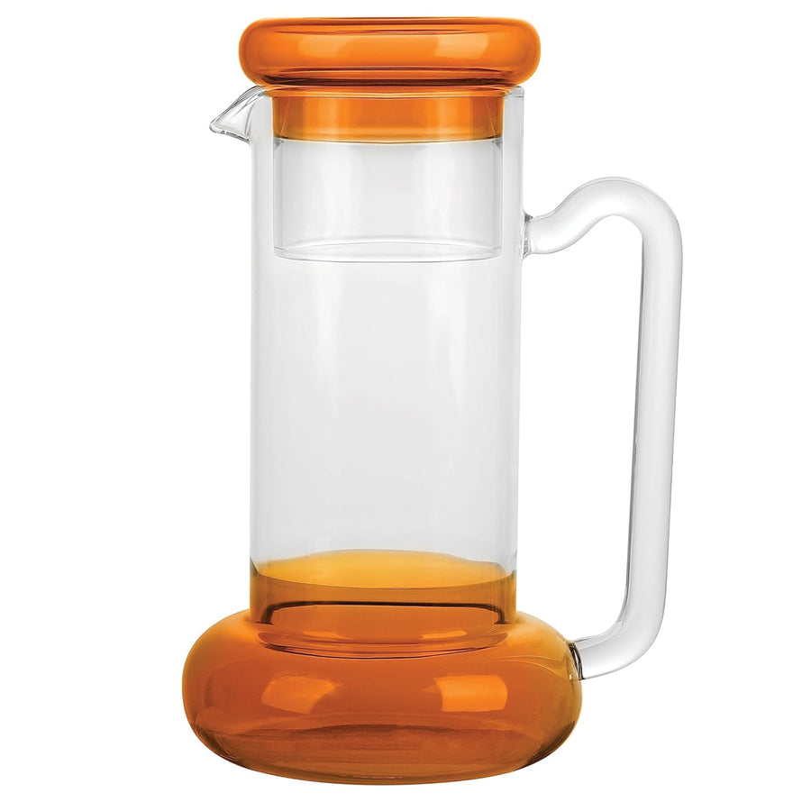 Amber Borosilicate Pitcher Set