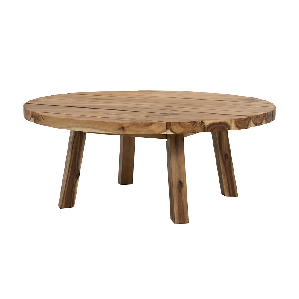 Round Solid Acacia Table