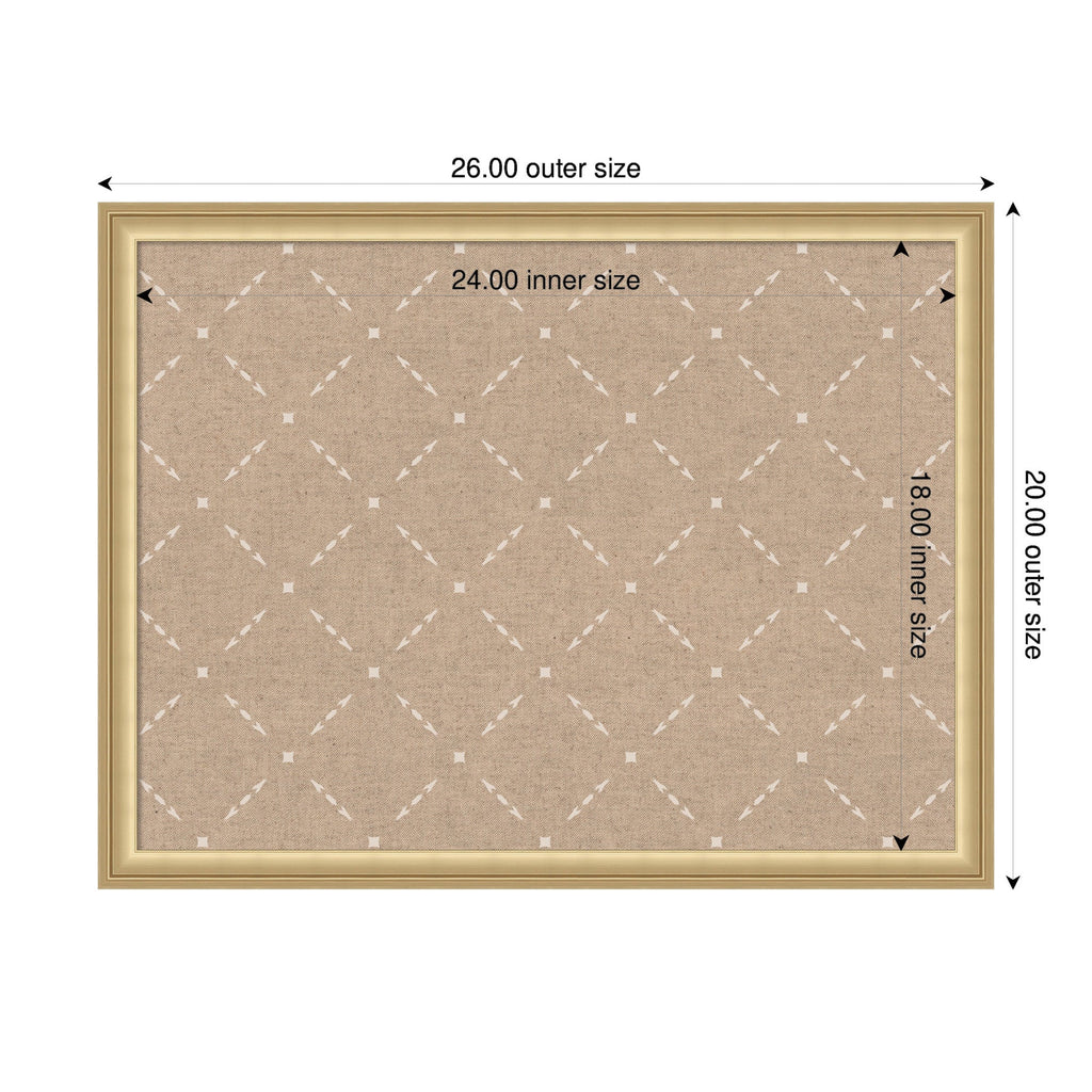 Pinboard Beige Lattice Pattern