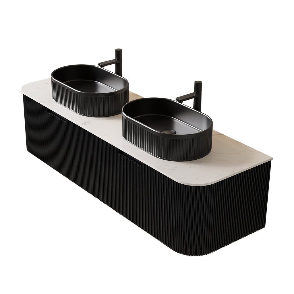 Dina 60-Inch Bathroom Vanity with Ceramic Basin
