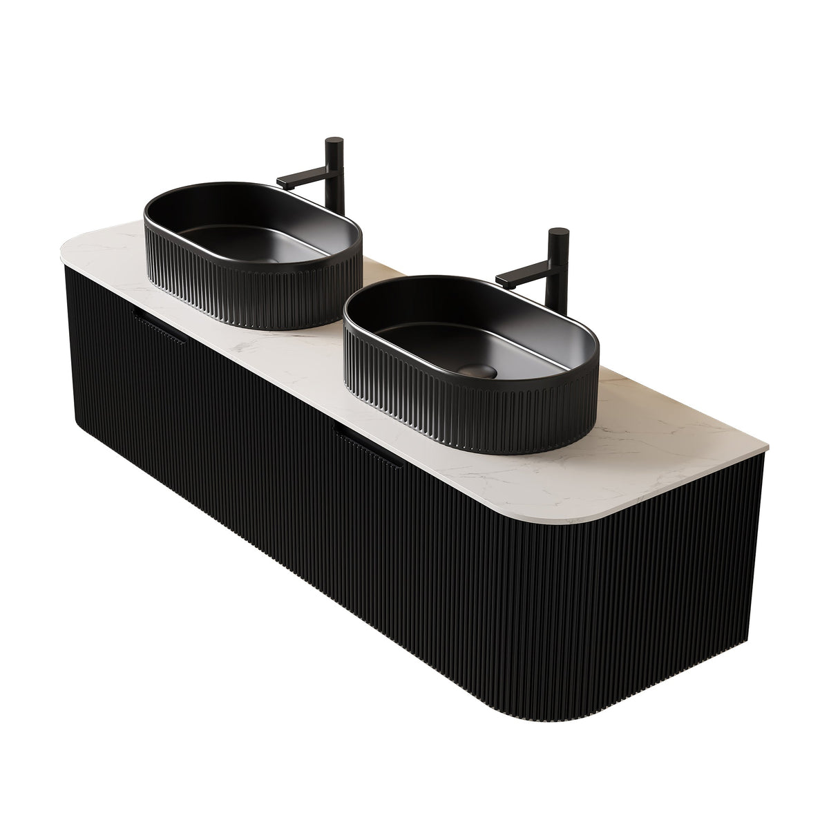 Dina 60-Inch Bathroom Vanity with Ceramic Basin