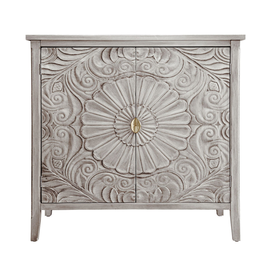 2 Door Cabinet, Suitable For Bedroom - Light Gray