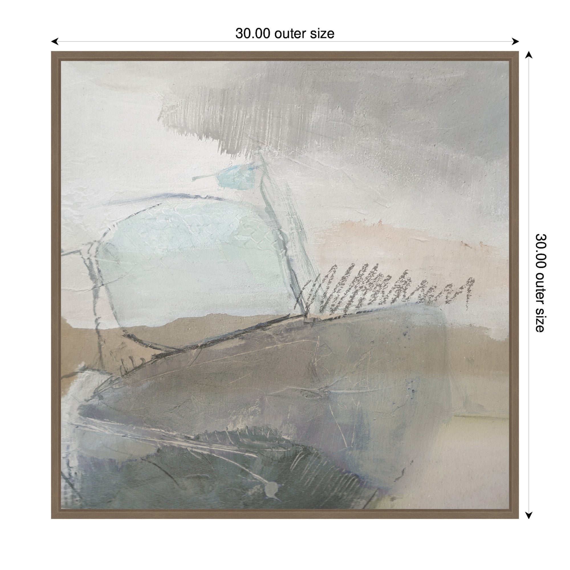 Wild Abstract by Nikki Chu Framed Canvas Wall Art Print